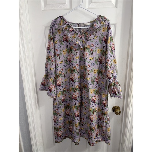 Hopeless Romantic Other - Hopeless Romantic Nightgown 1X/2X Cotton Victorian Ruffles Sleep Dress